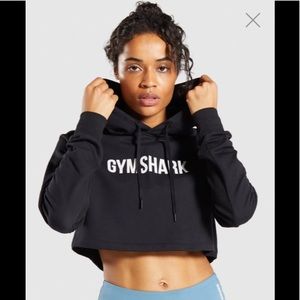GYMSHARK training cropped hoodie